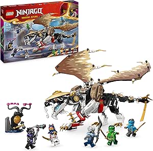 LEGO Ninjago Dragón Maestro Egalt de Juguete con 5 Minifiguras de Ninjas con Espada para el Juego de Batallas, Regalo para Niños y Niñas de 8 Años o Más 71809